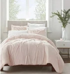 Serta Simply Clean Antimicrobi Pleated Pink Twin Xl Comforter Set T4102864. Fixed Price $12.90.