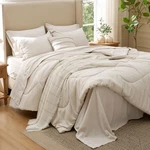 Bedsure 7 Pieces Full Comforter Set Premium Series Hotel Luxury Soft In Ba. Fixed Price $116.77.