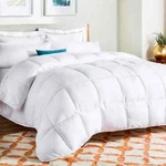 Linenspa Microfiber Oversized King Comforter Color White New. Fixed Price $98.00.