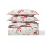Ralph Lauren Sofia Floral Reversible Comforter Set 3 Pc. Full/ Queen Red/multi. Fixed Price $220.00.