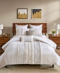 Ink+ivy Imani 3-PC. Duvet Cover Set King/california Ivory. Fixed Price $44.00.