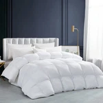 Comforter 60 Oz Goose Down White Heavy Weight Winter PP1 Luxurious Solid. Fixed Price $179.99.