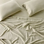 Queen 100% Linen Sheet Set Light Olive Green - Casaluna. Fixed Price $61.99.