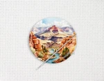 Needle Minder, Grand Canyon Cross Stitch. Fixed Price $6.95.