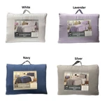 Members Mark Microfiber Diamond Quilted Comforter Set, 4PC, Fits Twin/full. Fixed Price $29.99.