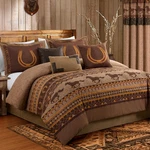 Chezmoi Collection Sedona 7-PIECE Southwestern Wild Horses Microsuede Bedding. Fixed Price $132.51.