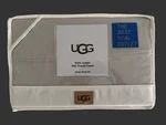 New Ugg Iona Queen Sheet Set 4 Pcs 100% Cotton 300 Threads Gray Stone Solid. Fixed Price $71.99.