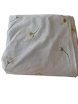 Cuddledown Twin Duvet Cover 100% Cotton White Floral Certified Eco-friendly. Fixed Price $150.00.