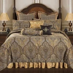 Loom And Mill 9-PIECE Jacquard Comforter Set, Luxury Classic Antique Comforte.... Fixed Price $399.99.