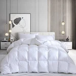 Goose Feathers Down Comforter All SEASON-100% Cotton 1200TC 750 Fill Power. Fixed Price $89.99.