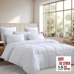 Down Alternative Comforter Size Organic Cotton Duvet Insert Hotel King White. Fixed Price $167.44.