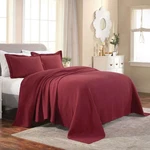 Fleur De Lis Cotton Matelasse Medallion Bedspread And Pillow Sham Bedding Set. Fixed Price $91.80.