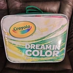 Crayola Dream In Color Purrty Cat Comforter Set Full/queen Size Nos. Fixed Price $45.00.
