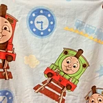 Thomas The Train Tank Engine Flat Sheet Twin Bedding Wooden Decor. Fixed Price $10.00.
