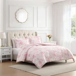 Laura Ashley - Queen Comforter Set, 100% Soft Cotton Bedding Pink. Fixed Price $107.10.