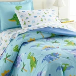 Wildkin Kids Cotton Twin Comforter Set Lightweight Fits Mattress One. Fixed Price $106.87.