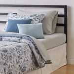 Amazon Basics 8-PIECE Twin / Xl Microfiber Bed-in-a-bag Comforter Set Blue. Fixed Price $35.00.