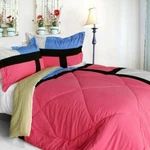 Remember Mackenzie Down Alternative Comforter Set Twin Queen King - Pink Blue. Fixed Price $111.99.
