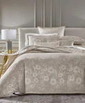 Hotel Collection Foglia F/ Queen Floral Duvet COVER+2SHAMS Set,natural-brand New. Fixed Price $199.00.
