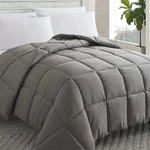 Down Alternative Comforter Dark Grey Queen 88X92 Inches. Fixed Price $46.76.