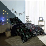 Your Zone 5-PIECE Gamer Glow The Dark Twin Comforter Set Multicolor Nip. Fixed Price $37.49.