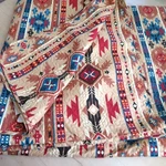 Quilted King Bedspread Coverlet Set 120"X118" With Shams Multicolor Southwest. Fixed Price $49.95.