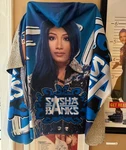 Wwe Chalkline Sasha Banks Hoodie Blanket, Rare Piece Barely Used, Aew Mercedes. Fixed Price $200.00.