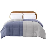 Modern Threads Down Alternative Reversible Comforter Deep Blue/silver Twin. Fixed Price $38.96.