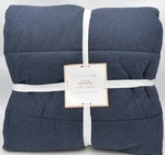 Pottery Barn Teen Camden Full / Queen Comforter Faded Navy Blue. Fixed Price $129.95.