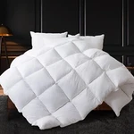 Whatsbedding Queen Size Feather Comforter, Filled With And Down, Whit.... Fixed Price $72.27.