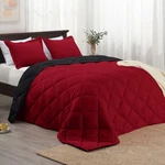 Basic Beyond Queen Comforter Set, Red And Black Size, Rev.... Fixed Price $113.46.