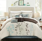 Chic Home Design Queen Bliss Garden 8 Piece Comforter Set New. Fixed Price $112.99.