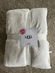 Ugg Novah King Fleece Blanket Snow White Bedding Comforter Reversible. Fixed Price $143.99.