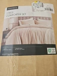 3PC Twin Comforter Set Tan, Beige Oeko Tex. Fixed Price $35.00.