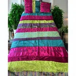 Rare Seventeen Twin Comforter Set Boho Y2K Bedding Sham, Bedskirt, Pillow. Fixed Price $77.99.