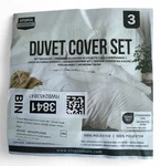 Utopia Bedding 3-PIECE Duvet Cover Set Queen White Microfiber Soft. Fixed Price $21.24.