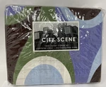 City Scene Twin Duvet Cover Set & Standard Pillow Sham Retro Radar. Fixed Price $29.99.