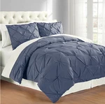 Cathay Home Inc. Premium Collection Pintuck 3-PC. Comforter Set, Full/queen. Fixed Price $30.00.
