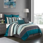Nanshing Avalon Collection Bedroom Comforter Complete 8 With Matching, Queen. Fixed Price $156.99.