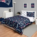 Nfl New England Patriots 5 Piece Bedding Set Comforter Sheets Pillowcases. Fixed Price $48.00.