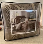 New Addison Park Bellagio King 9-PC. Comforter Set-brown T4103401. Fixed Price $130.00.