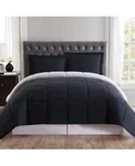 Truly Soft Everyday Reversible Full/queen 3-PC. Comforter Set, Black/grey. Fixed Price $28.88.