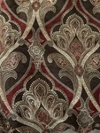 Croscill Home Julius Queen Comforter Burgundy & Brown Gold 90 WX93. Fixed Price $121.00.