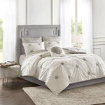 Madison Park Malia 6 Piece Embroidered Cotton Reversible Comforter Set. Fixed Price $577.46.
