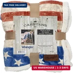 Carstens, Inc. Wrangler Stars & Stripes Usa American Flag Sherpa Fleece. Fixed Price $92.82.