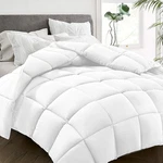 All Season Full Size Bed Comforter - Cooling Goose Down Alternative Quilted Duve. Fixed Price $37.87.