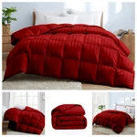Burgundy Stripes Down Alternative Comforter Sets 1000 Tc Egyptian Cotton. Fixed Price $155.03.