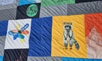 Pbteen Burton Snowboards 13' Pottery Barn Queen 7X7' Patchwork Quilt Comforter. Fixed Price $74.59.