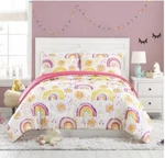 Urban Playground Comforter Set Bedding, -twin Xl Rainbow Suns New $110 Mrp. Fixed Price $69.99.