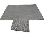 Lot Of 2 Cuddl Duds Standard Pillowcase Gray White Arrow Flannel Bedding Bedroom. Fixed Price $12.99.